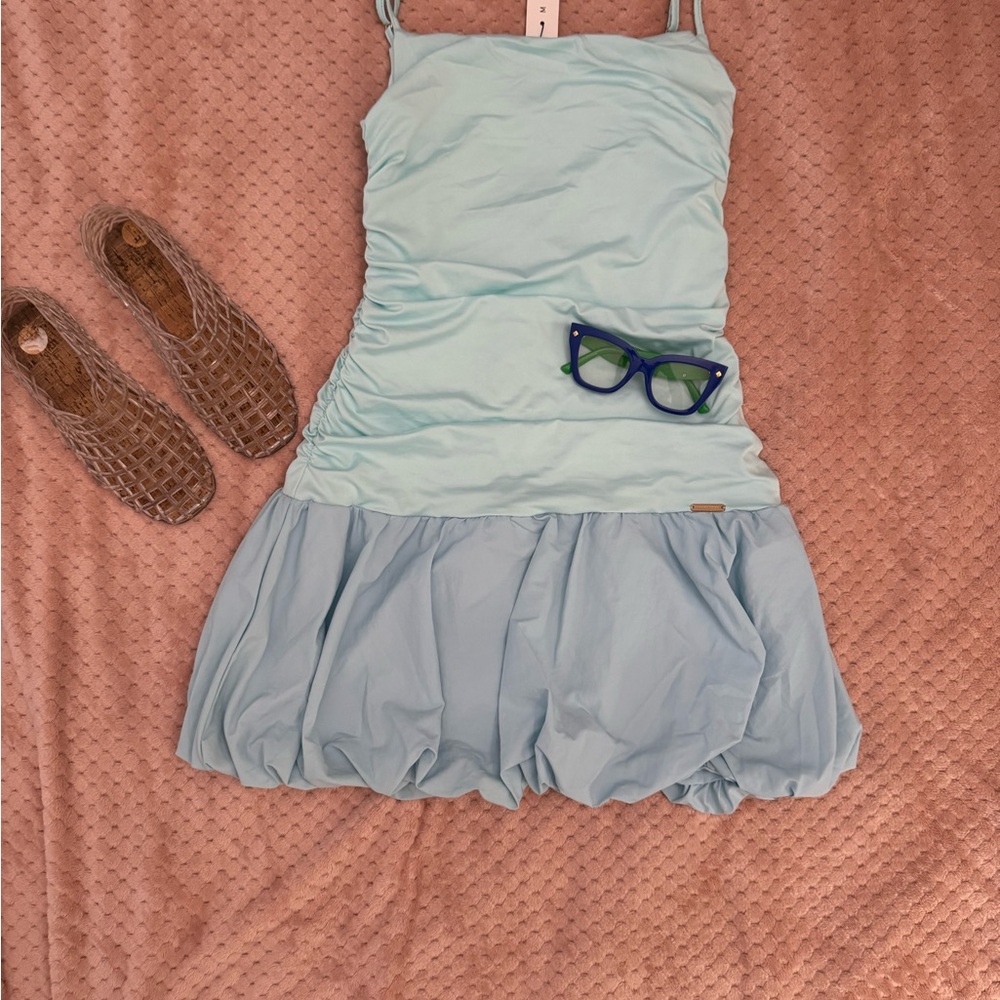Missguided Light Blue Dress